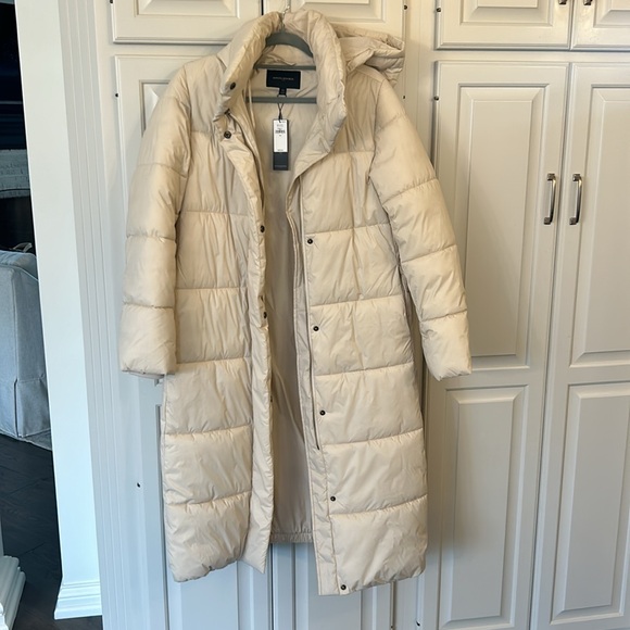 Banana Republic Women's Pearl cream Puffer Jacket - Picture 2 of 6